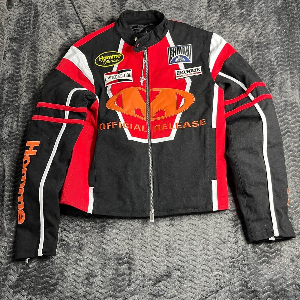 boohoo MAN jacket with a high collar size S tall